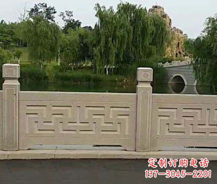 泰安园林景观大理石栏板石雕 (4)