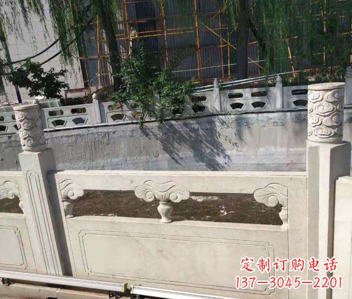 泰安园林景观大理石栏板石雕 (6)