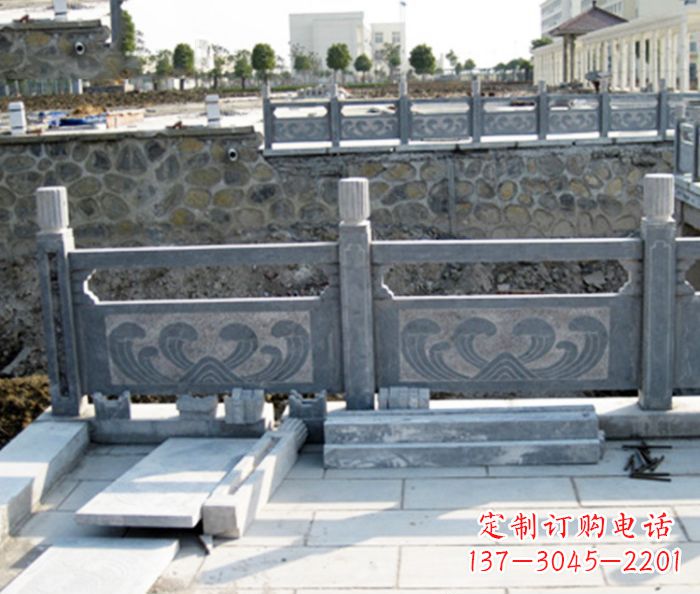 泰安园林景观大理石栏板石雕 (11)