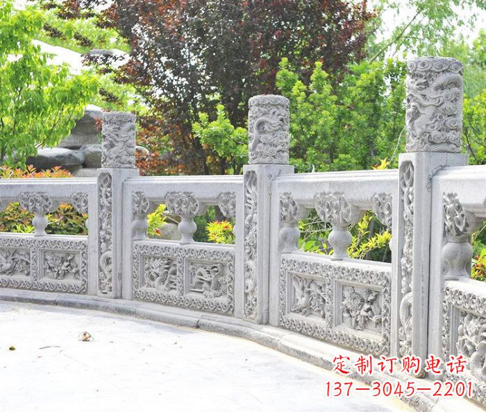 泰安园林景观大理石栏板石雕 (9)