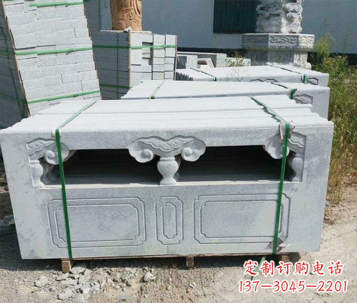 泰安园林景观大理石栏板石雕 (13)