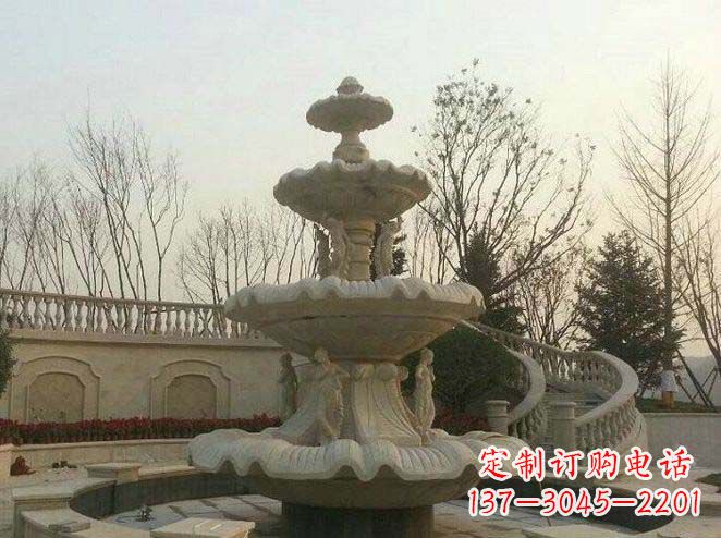 泰安园林景观大型喷泉石雕 (2)