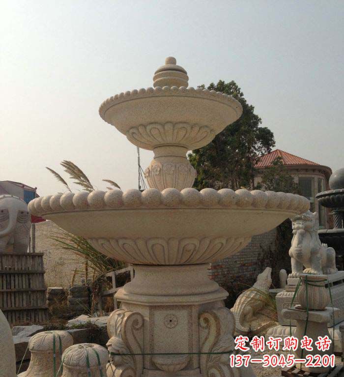 泰安园林景观大型喷泉石雕