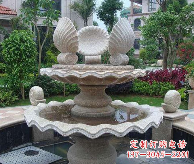 泰安园林景观多层喷泉石雕