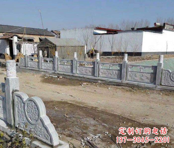 泰安园林景观仿古栏板石雕