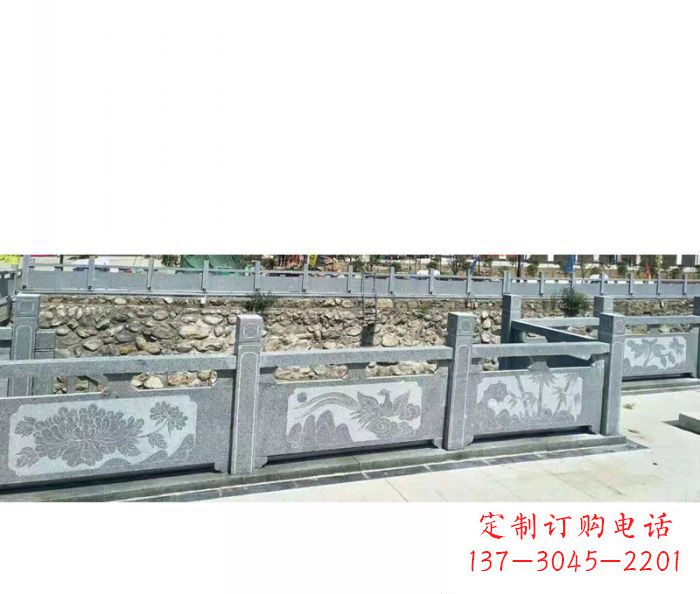 泰安园林景观仿古石雕栏板 (5)