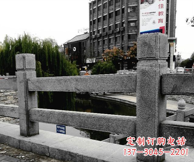 泰安园林景观仿古石雕栏板 (9)