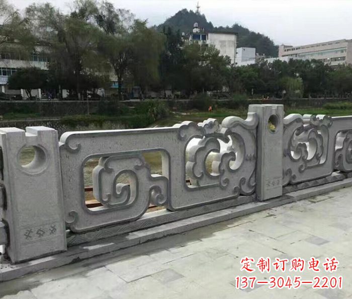 泰安园林景观仿古石雕栏板_1