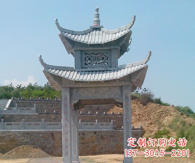 泰安园林景观仿古石雕凉亭