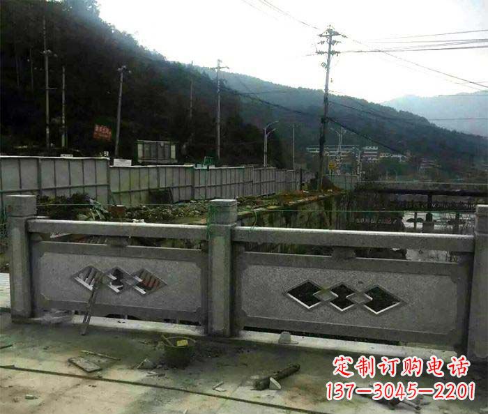 泰安园林景观仿古石浮雕栏板 (2)