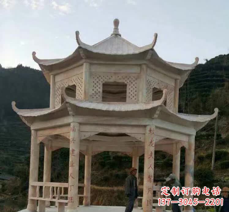 泰安园林石雕凉亭