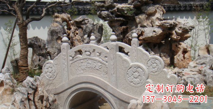 泰安园林小型石拱桥