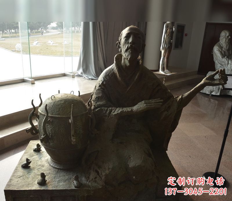 泰安张衡铜雕