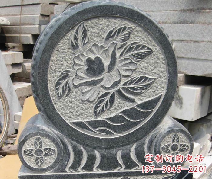 泰安招财抱鼓石仿古石门墩
