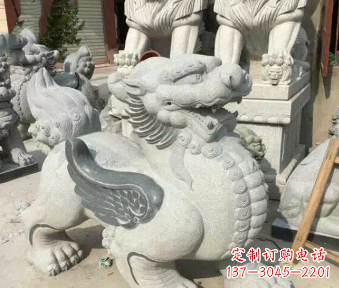 泰安招财神兽仿古貔貅石雕