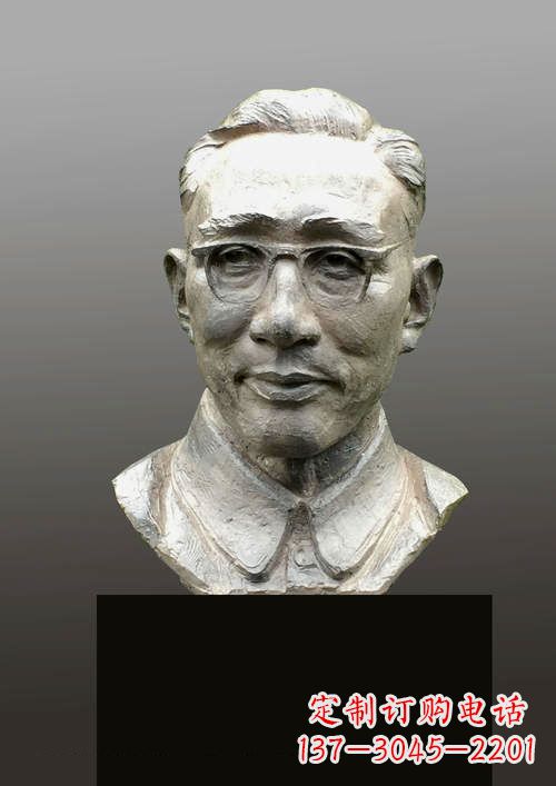 泰安中国当代音乐家马可头像雕塑