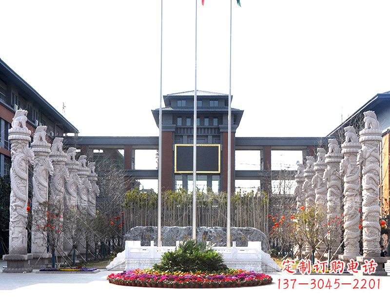 泰安中国华表雕塑-校园园林广场景观装饰雕塑