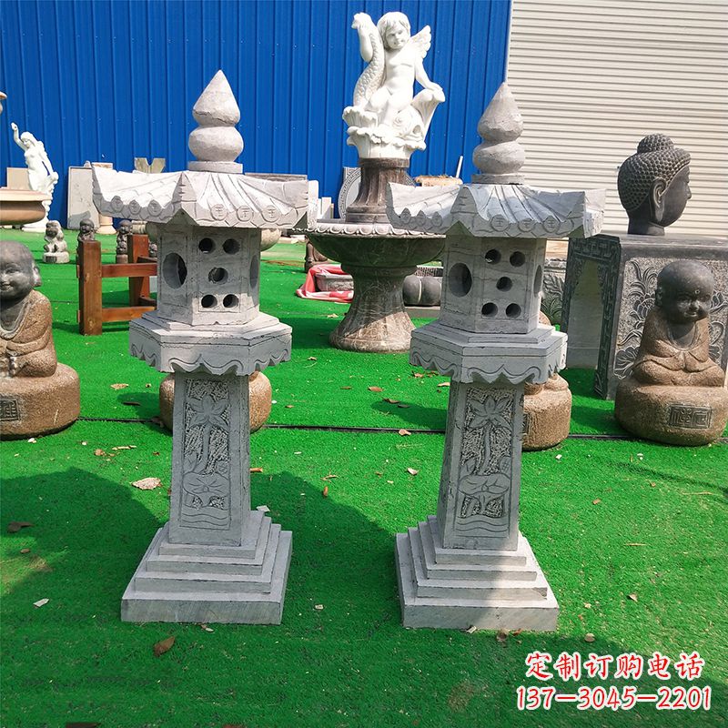 泰安中式大理石灯笼