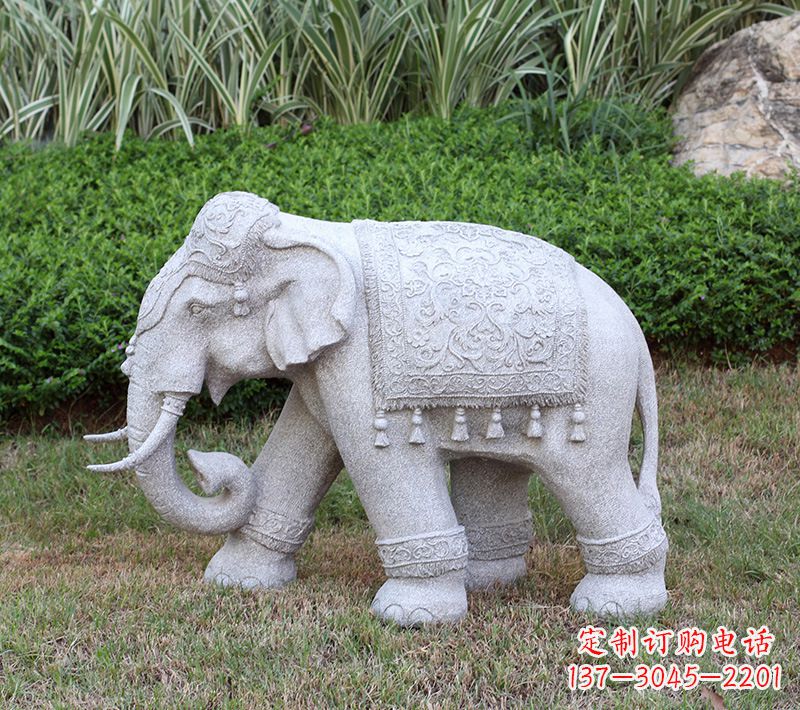 泰安中式石雕大象