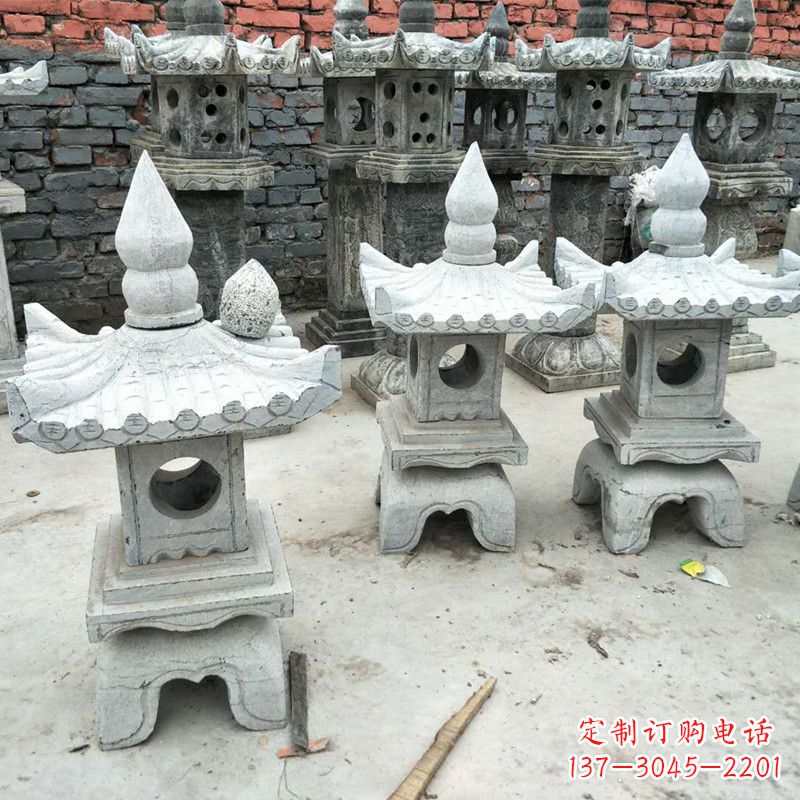 泰安中式庭院石雕灯笼