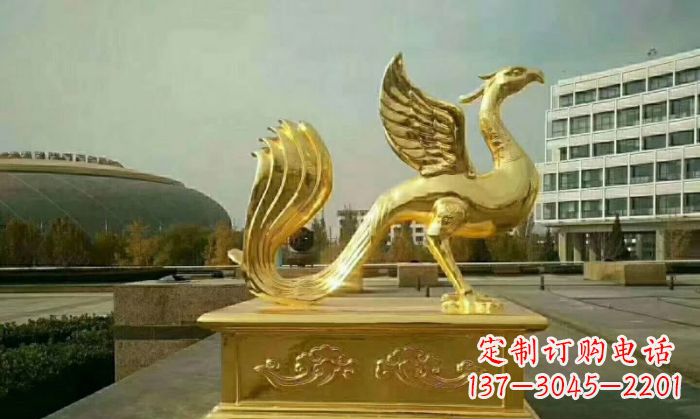 泰安朱雀铜雕