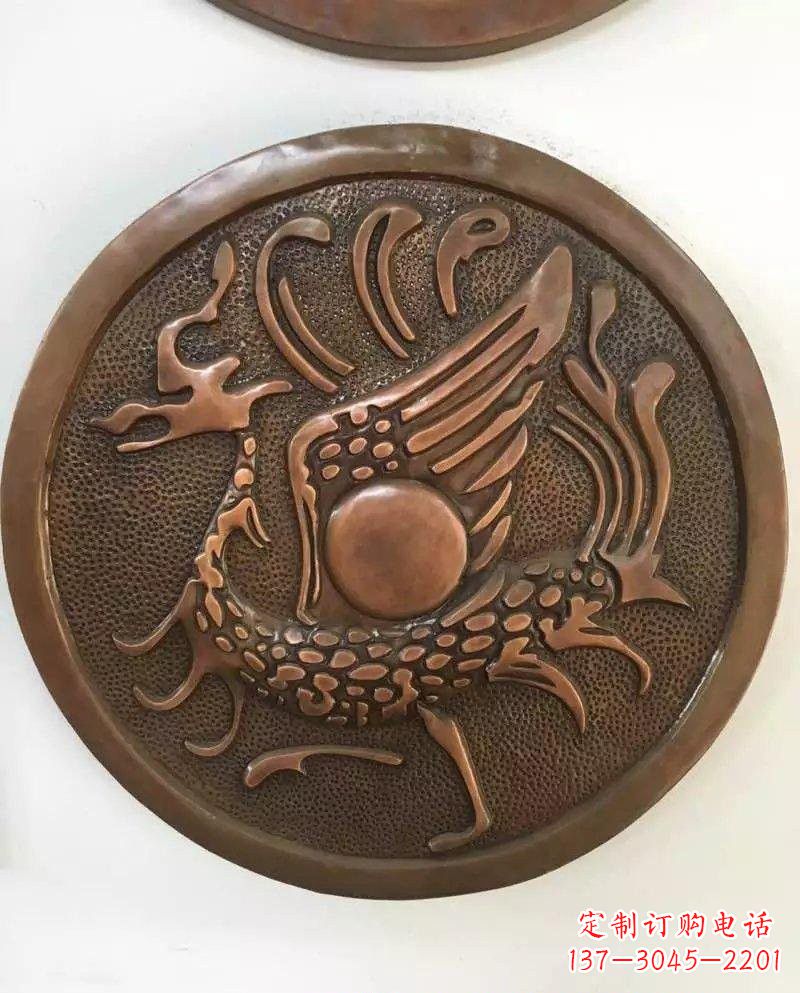 泰安朱雀铜浮雕