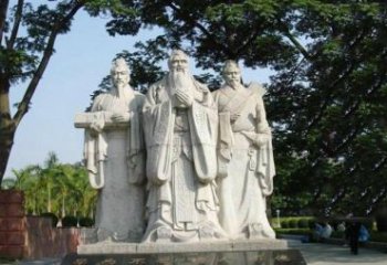 泰安校园儒家三圣雕塑