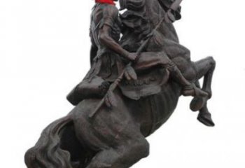 泰安战士与马 铸铜雕塑