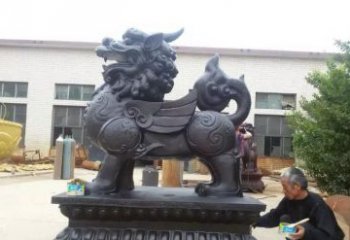 泰安招财神兽貔貅铜雕 
