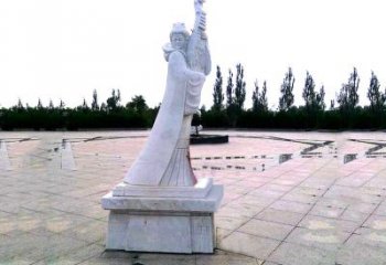 泰安中国古代四大美女之王昭君广场石雕塑