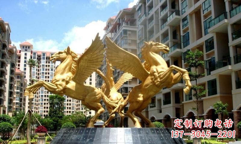 泰安铸铜飞马雕塑