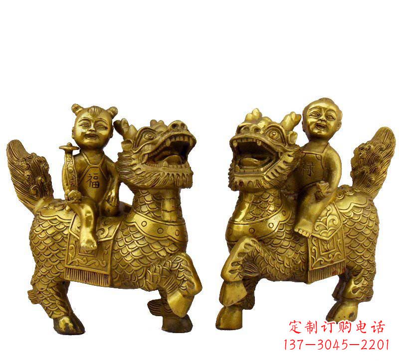 泰安铸铜福禄麒麟