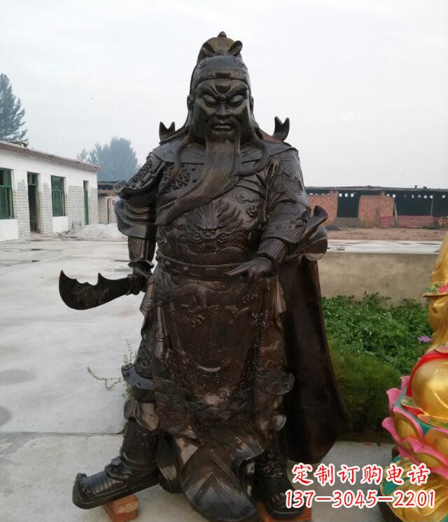 泰安铸铜关公像铜雕