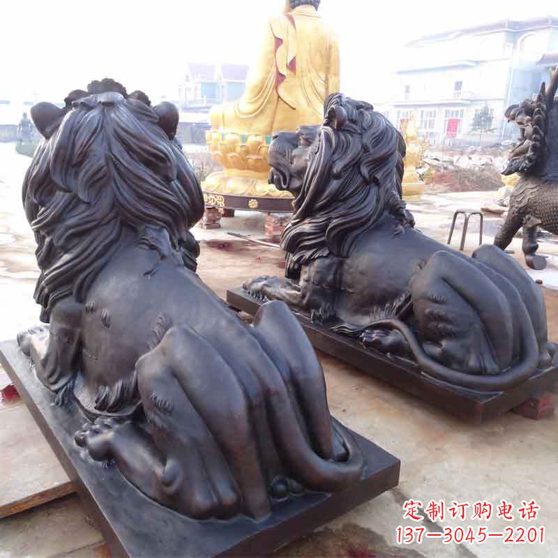 泰安铸铜汇丰狮子