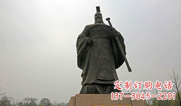 泰安铸铜刘邦雕塑