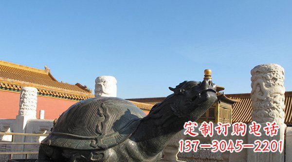 泰安铸铜龙龟寺庙神兽铜雕