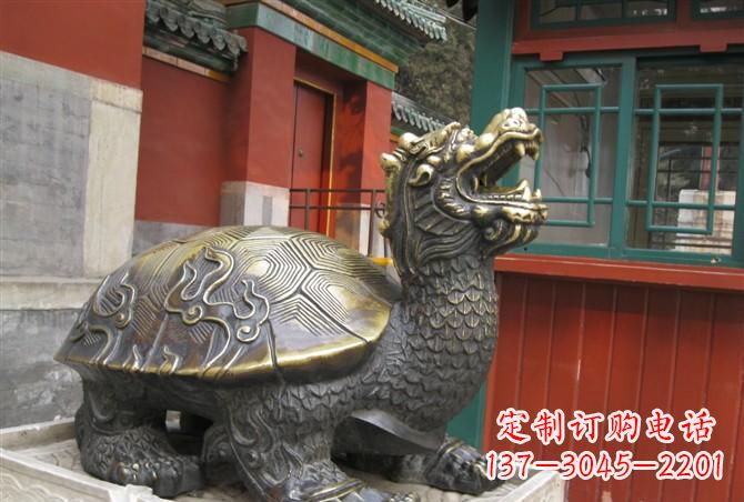 泰安铸铜龙龟雕塑