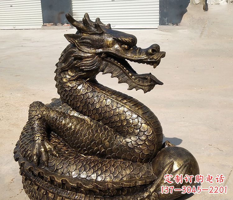 泰安铸铜神龙雕塑