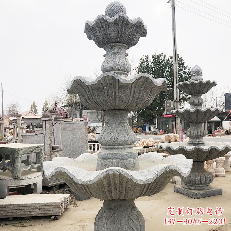 泰安自然石雕流水喷泉