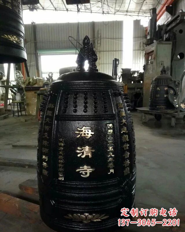 泰安宗教庙宇铸铜钟