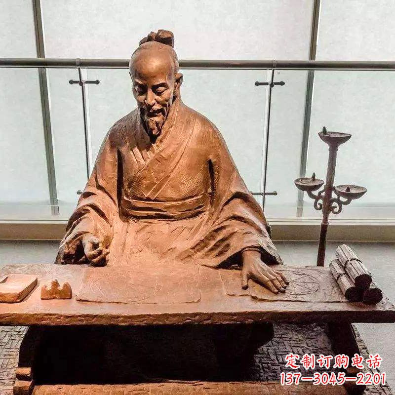 泰安祖冲之圆周率情景小品雕塑-中国古代数学家著名历史人物