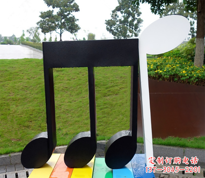 泰安音符雕塑不锈钢