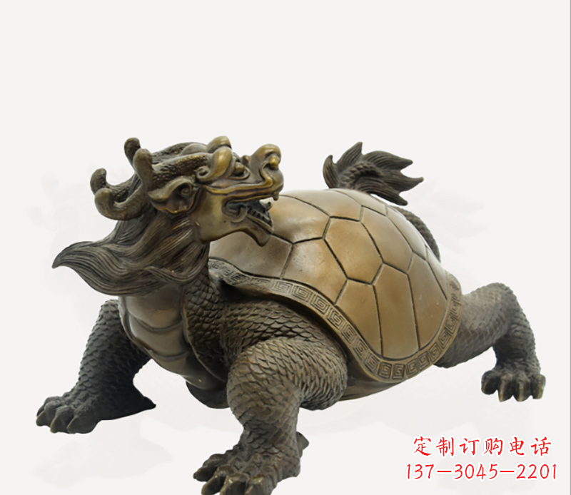 泰安招财龙龟铜雕