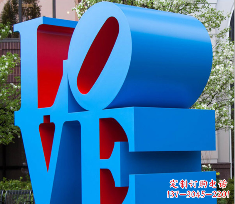 泰安字母雕塑不锈钢