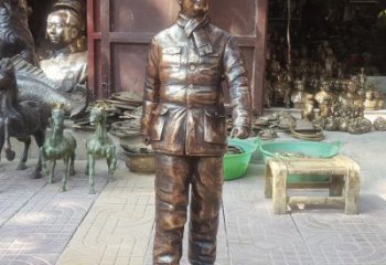 泰安铸铜青年时期毛主席